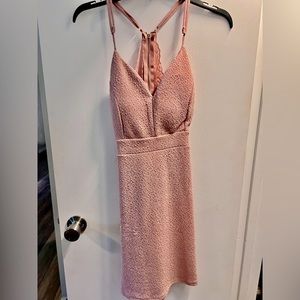 Shinny Pink Party Dress
